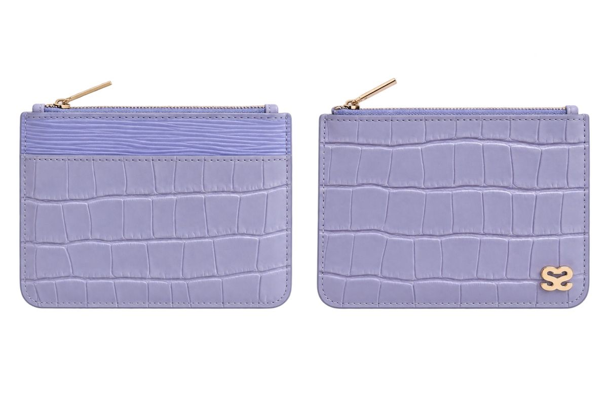 Sandro Portefeuilles: Sandro slide croc-embossed leather wallet  – D'occasion à Lyss par francesca.g 1