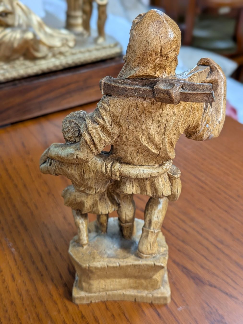 Statuette: Wilhelm Tell Figur Holz geschnitzt – Usato da Schönenwerd venduto da kybi 3
