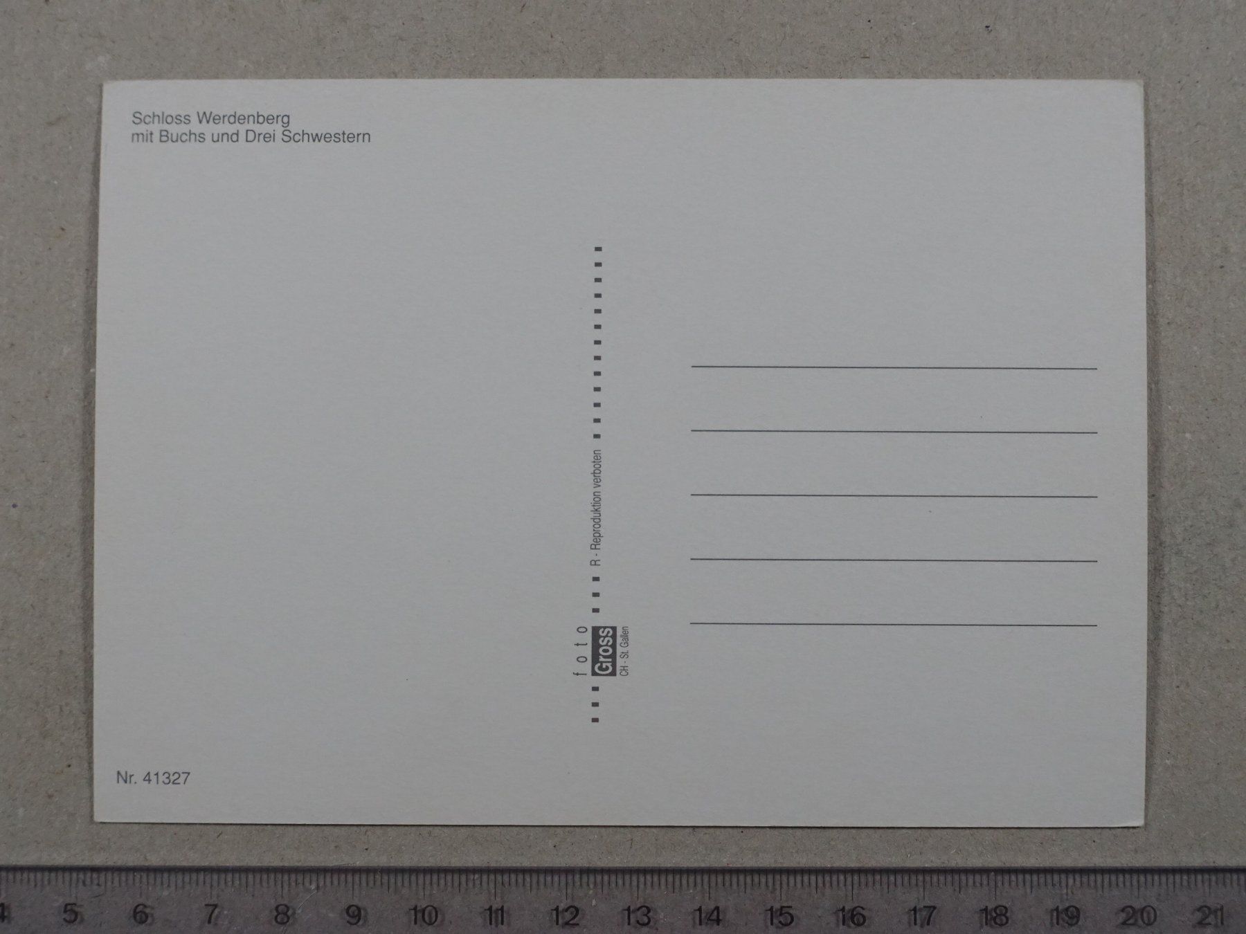 Cartes postales: Buchs SG, Schloss Werdenberg – D'occasion à Lenzburg par fh1 1
