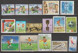 Timbre "Football" diverses émission très bon état