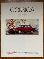 CHEVROLET CORSICA 1989 Prospekt Chevy General Motors GM USA