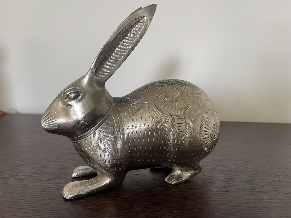 Lambert Tutte le decorazioni: 2 très beaux lapins en métal ciselé de la marque Lambert – Usato da Genève venduto da jos_fm7m 4