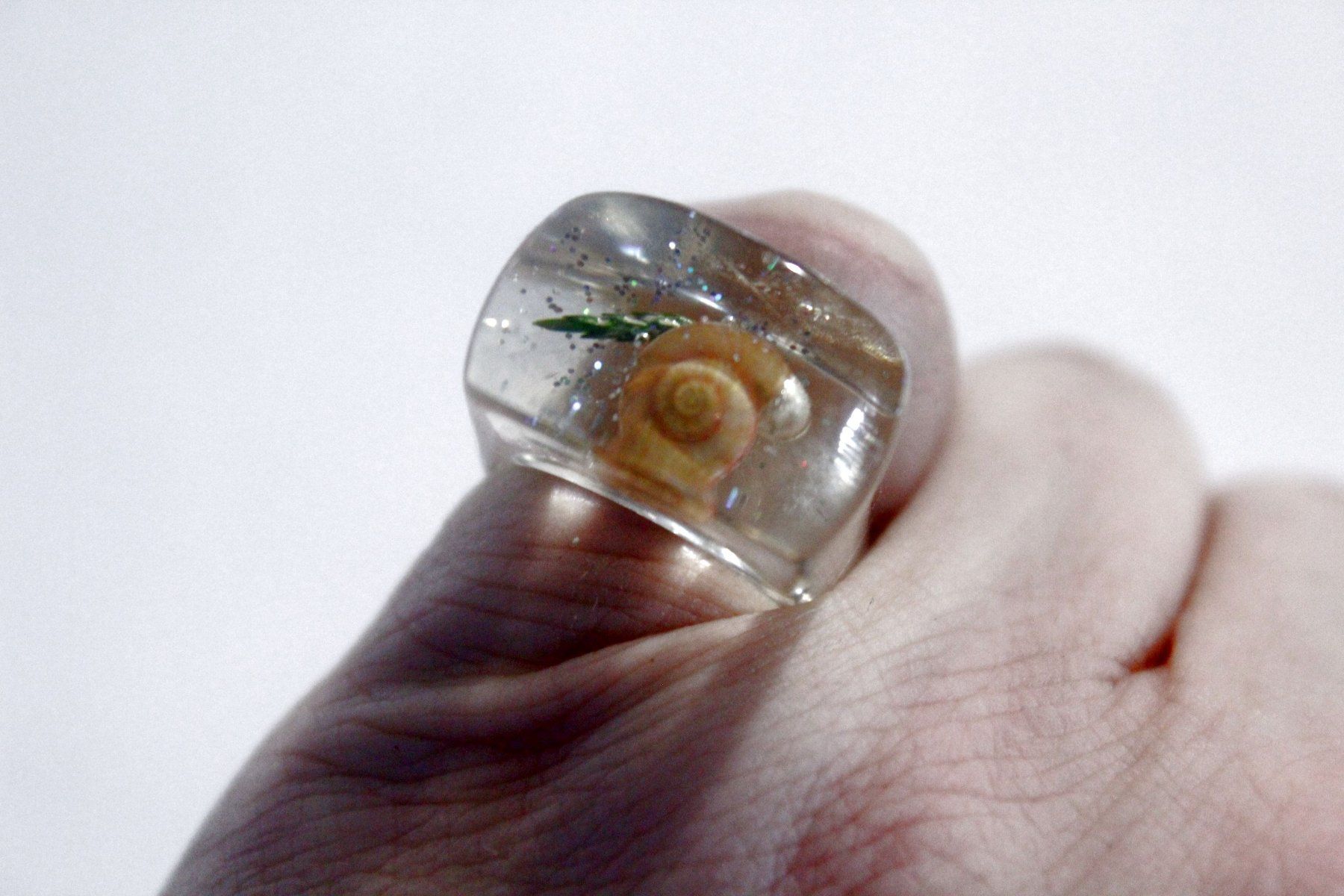 Ringe: Vintage Space-Age - Ring mit Muschel, Seestern, Seeigel, usw – Neu (gemäss Beschreibung) aus Bern von Vitaneuf