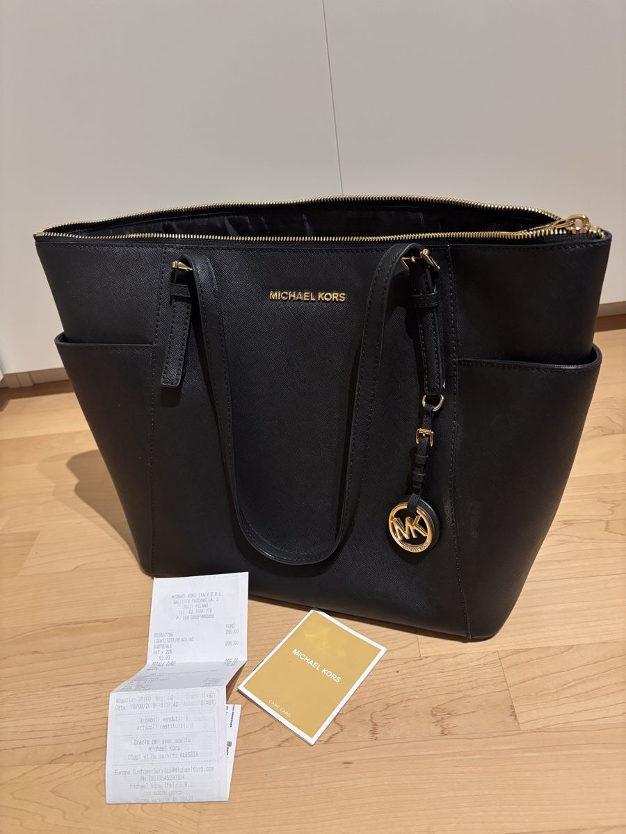 Michael Kors Borse: Michael Kors Jet Set Leder Shopper – Usato da Seon venduto da Banane123x 3
