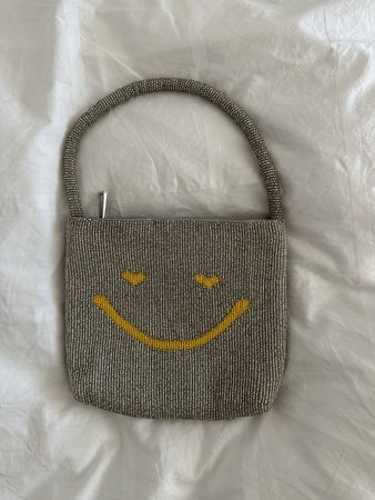 Schmuckperlen Smiley Tasche