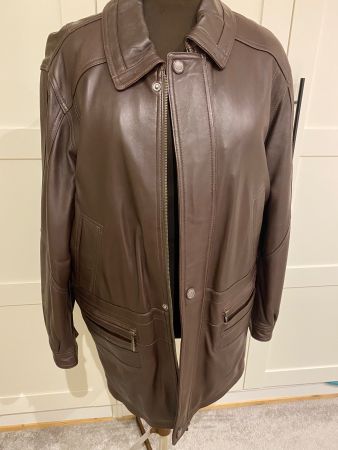 Herren Leder Jacke neu