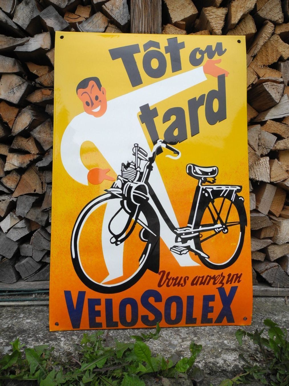Solex Ecriteaux: GROSSES SOLEX EMAILSCHILD – Neuf (Voir description) à Reinach AG par Huckleberrysix 2
