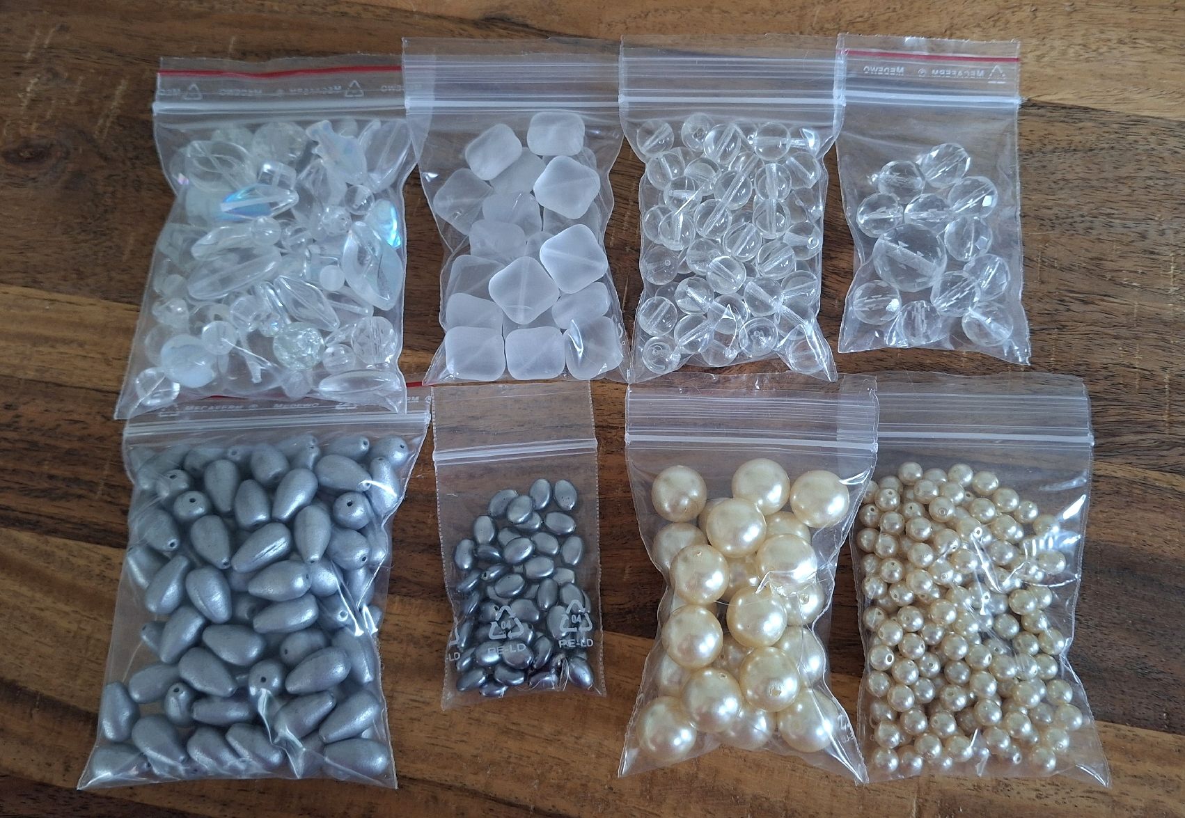 Perlen (unechte): Glasperlen gemischt – Neu und originalverpackt aus Kriens von Wolly85