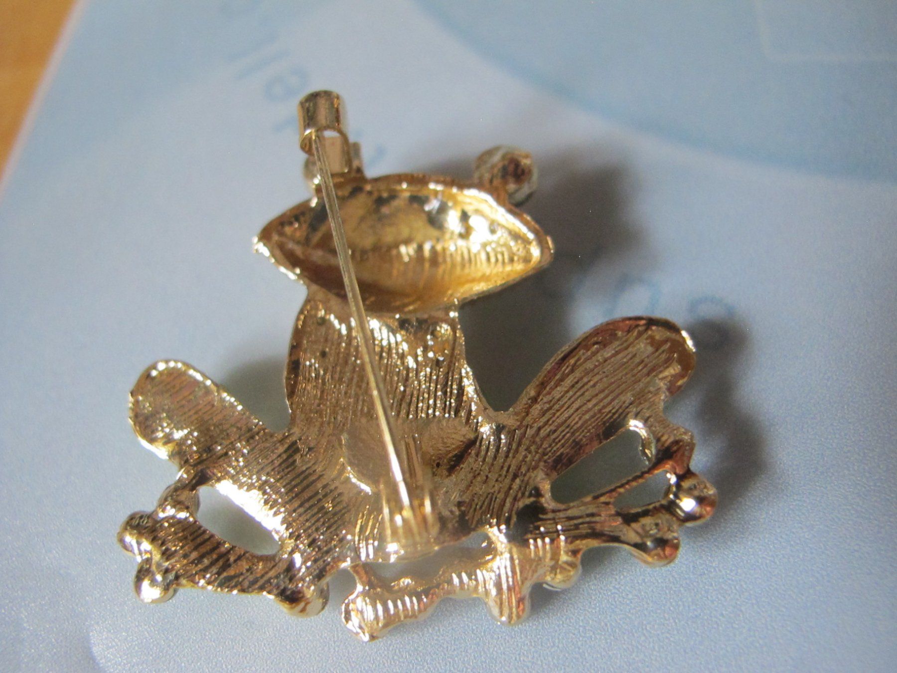 Spille & Fermagli: Frosch Brosche mit Strass-Steinen, Goldig – Nuovo (secondo la descrizione) da Löhningen venduto da Chimae67 2