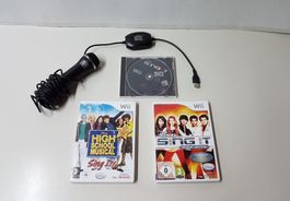 😎  3 Spiele Sing IT mit Mikrofon für Wii