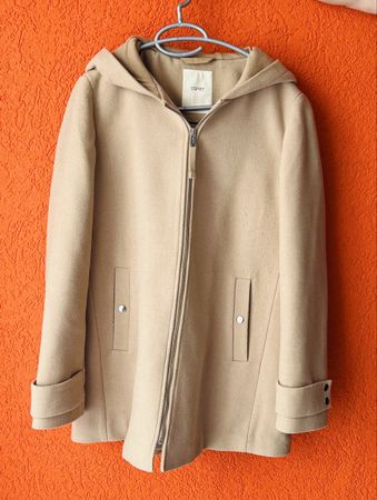 Esprit Mantel-Jacke mit Kapuze Gr. M