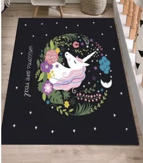 Tappeti: Unicorns are real Teppich 40x60cm / Einhorn – Nuovo e nell'imballaggio originale da Walenstadt venduto da emynmuil1 1