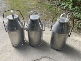 Kannen Edelstahl Inox 18-10 3 Stk. gebraucht