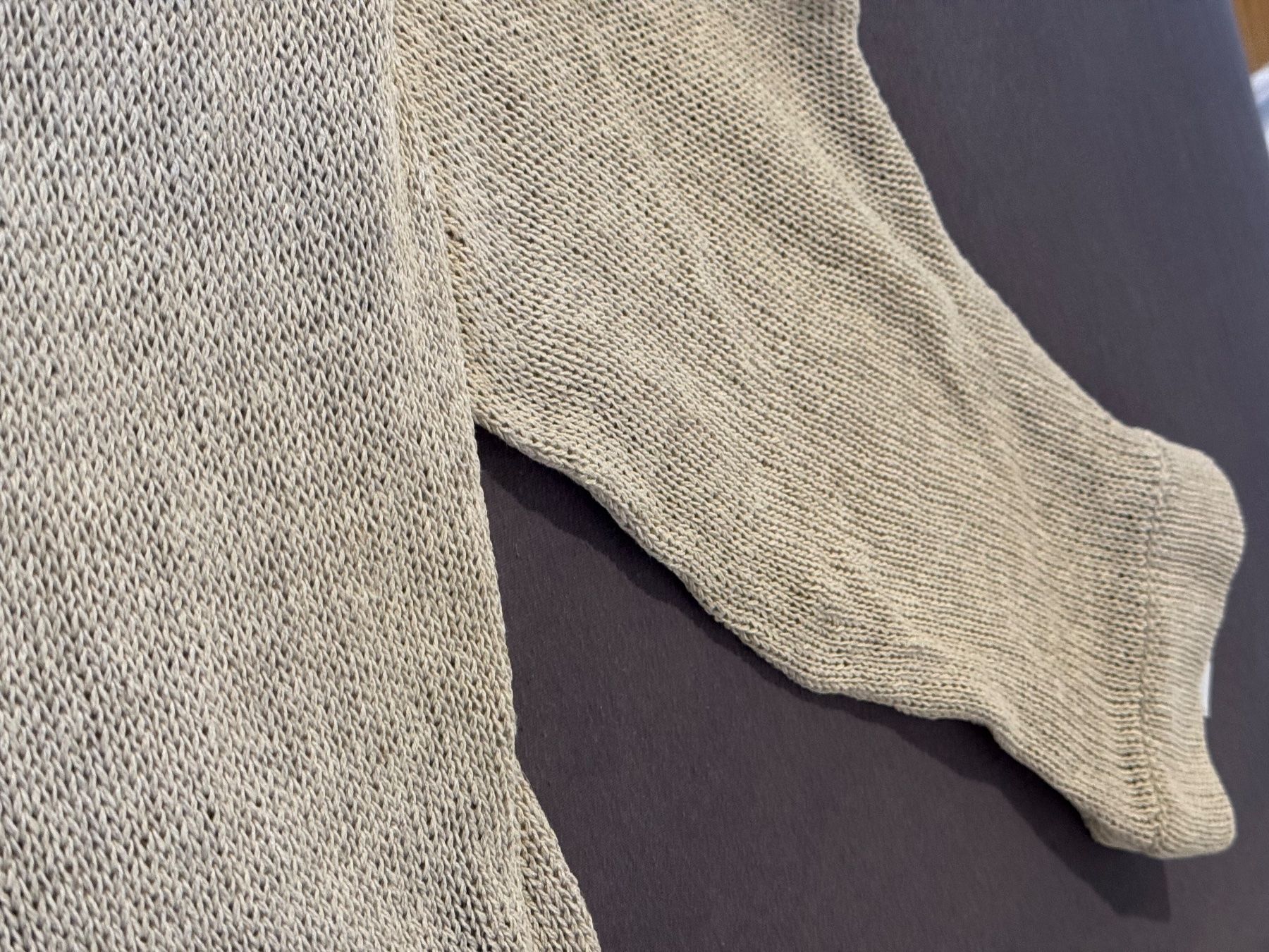 Zara Pantaloni: Strickhose beige von Zara – Usato da Rudolfstetten venduto da krach 2