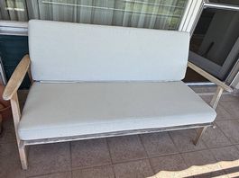 Banquette 2 places extérieur en acácia (Maisons du Monde)
