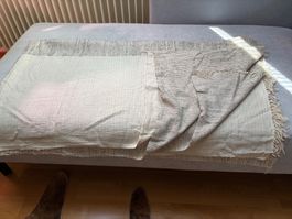 Handgewobene feine Wolldecke aus TIBET