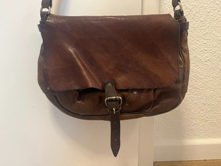 Leder Umhängetasche Tasche Vintage