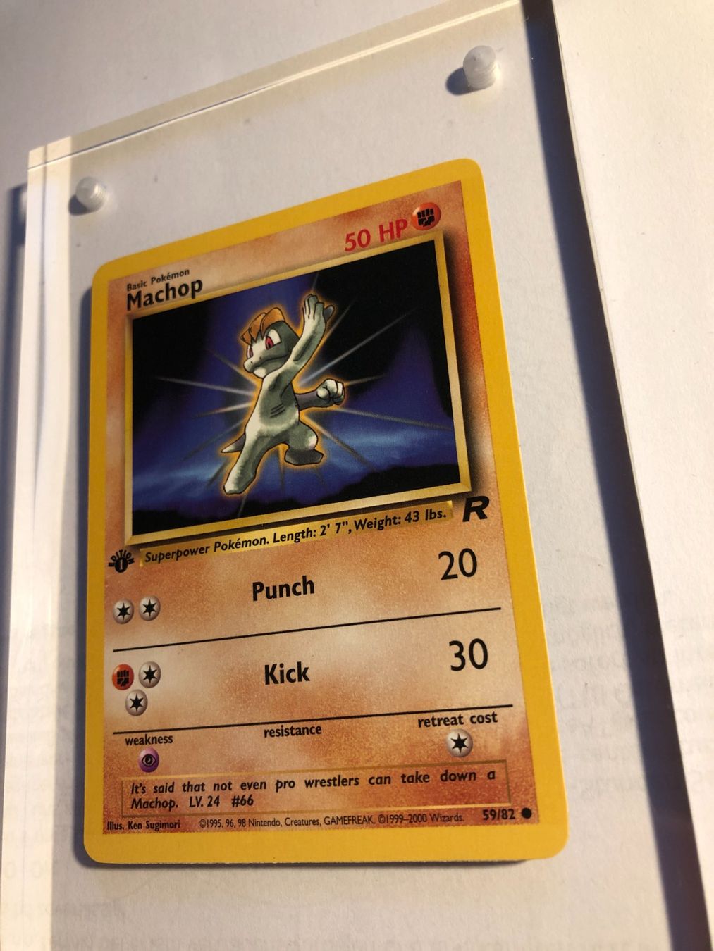 Carte collezionabili: Machop 1st Team Rocket - MINT - ab 1.- – Usato da Giubiasco venduto da dan_pr8b 2