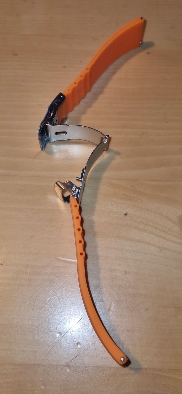 Bracciali & Braccialetti: Uhrarmband 22 mm, Silikon – Nuovo (secondo la descrizione) da Adliswil venduto da Hortulano 1