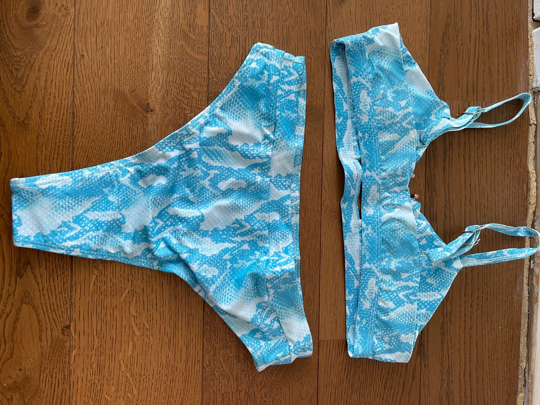 Costumi da bagno & Bikini: Neu High-Waist Bikini Blau Gr M – Nuovo (secondo la descrizione) da Bassersdorf venduto da Sandy456 4