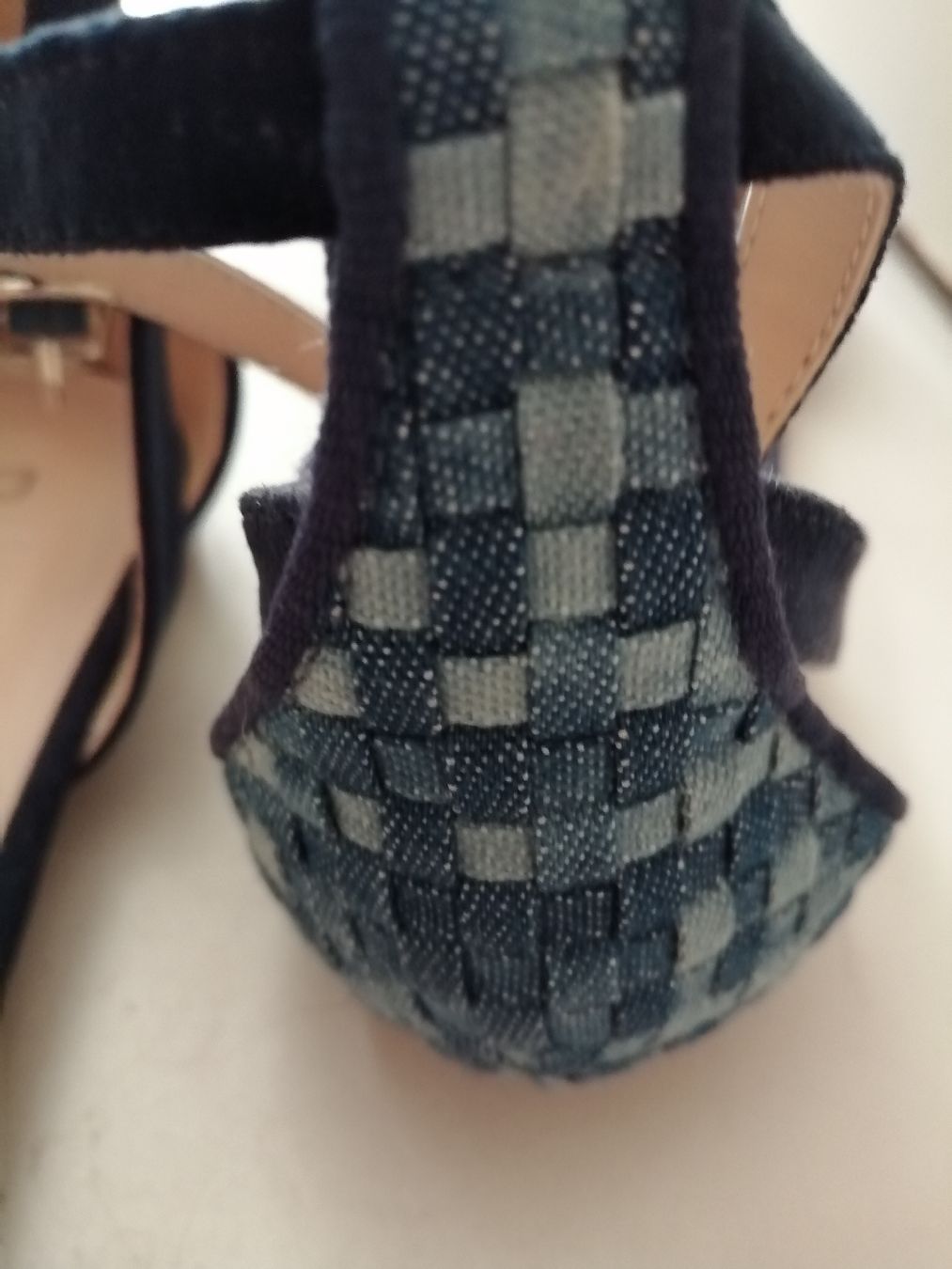 La Redoute Scarpe da donna: Sommerschuhe im Jeanslook, Gr. 38 – Nuovo (secondo la descrizione) da Windisch venduto da mer_6cjk 2