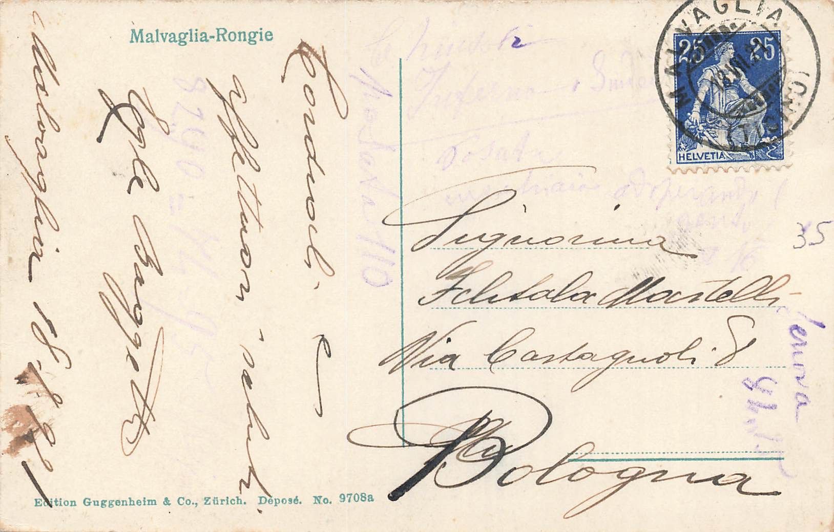 Cartoline postali: Malvaglia valle di blenio – Usato da Biasca venduto da Blenio71 1