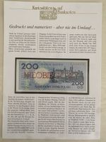 Kuriositäten auf Banknoten Poland 200 Zloty