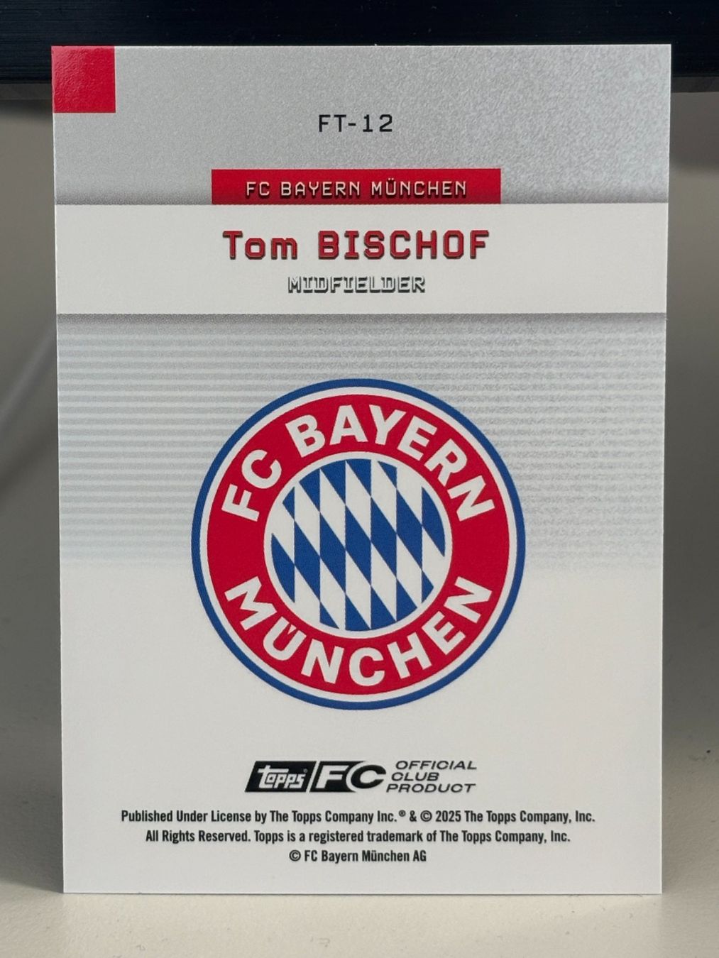 Topps Carte collezionabili: TOM BISCHOF /75 Yellow Static REFRACTOR TOPPS TEAM SET – Nuovo (secondo la descrizione) da Aarberg venduto da gocardz.shop 1