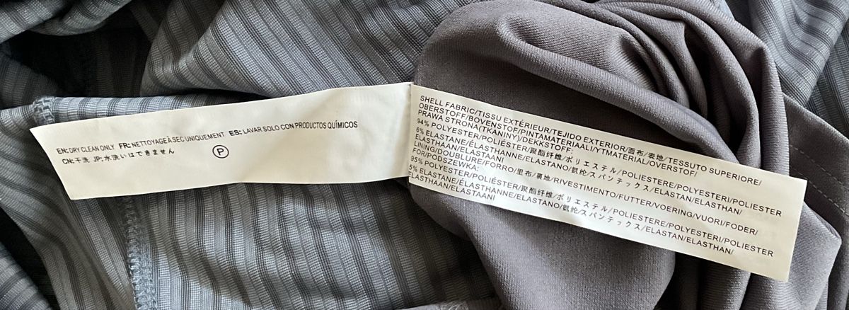 Vestiti: J.O.A. Robe de velours gris perle neuve - taille S – Nuovo e nell'imballaggio originale da Corseaux venduto da Mililaforet75 6