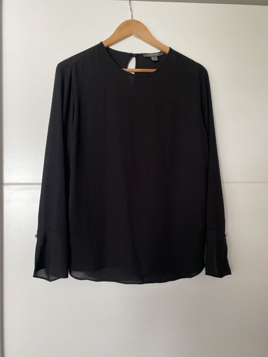 Primark Camicette: Schwarze Bluse von Primark, Gr. 42 – Usato da Alpnach Dorf venduto da melbb