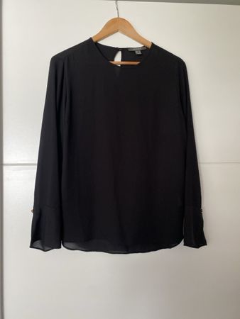 Schwarze Bluse von Primark, Gr. 42
