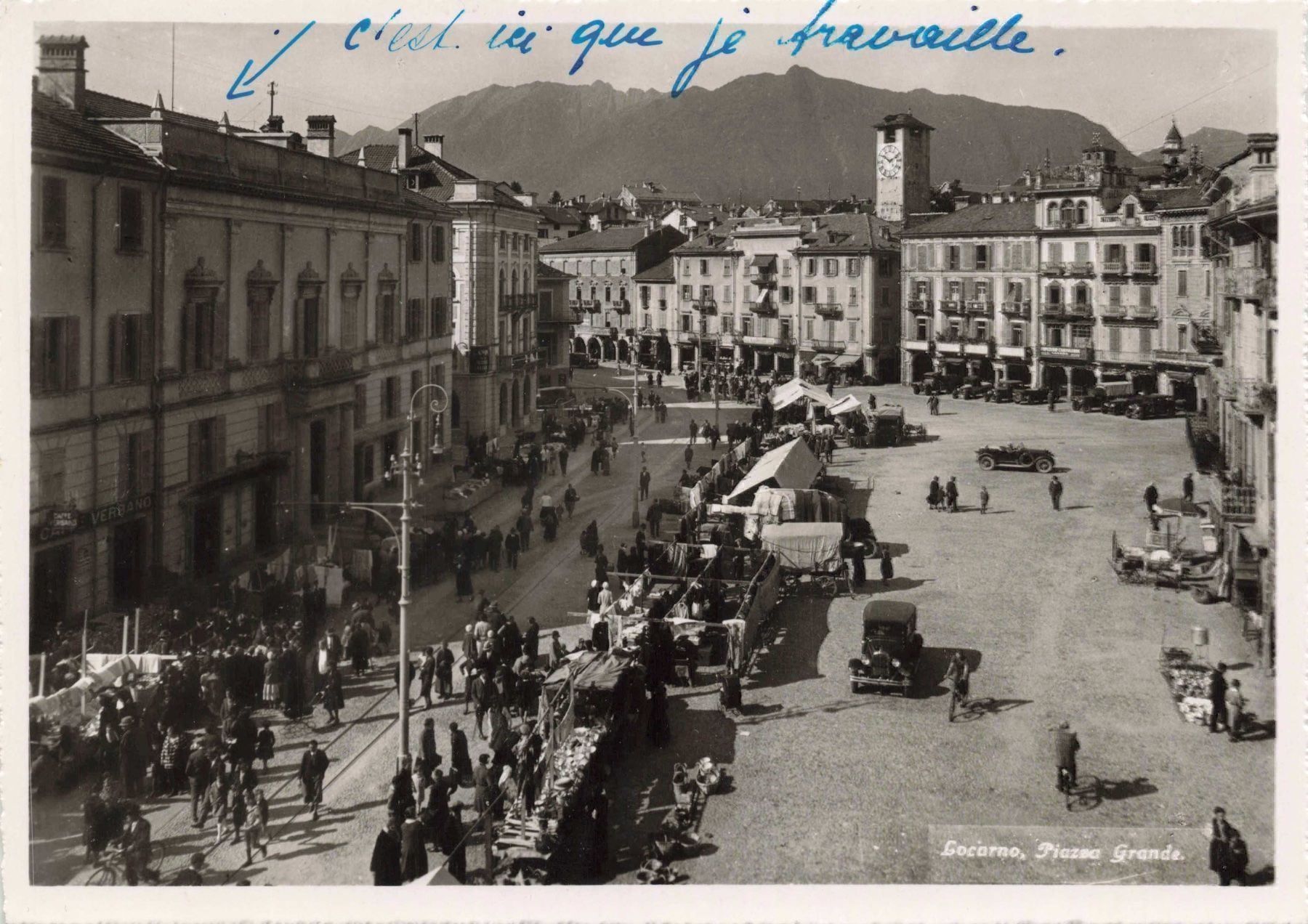 Cartoline postali: Locarno – Usato da Biasca venduto da Blenio71