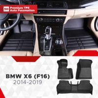 5D Premium Auto Fussmatten für BMW X6  (F16)  2014-2019