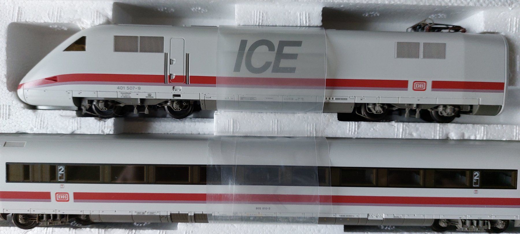 Fleischmann Modellini di ferrovie: Fleischmann 6380 - ICE 1 Startset - InterCityExpress DB – Nuovo (secondo la descrizione) da Rotkreuz venduto da MOBAHN-1zu87 2