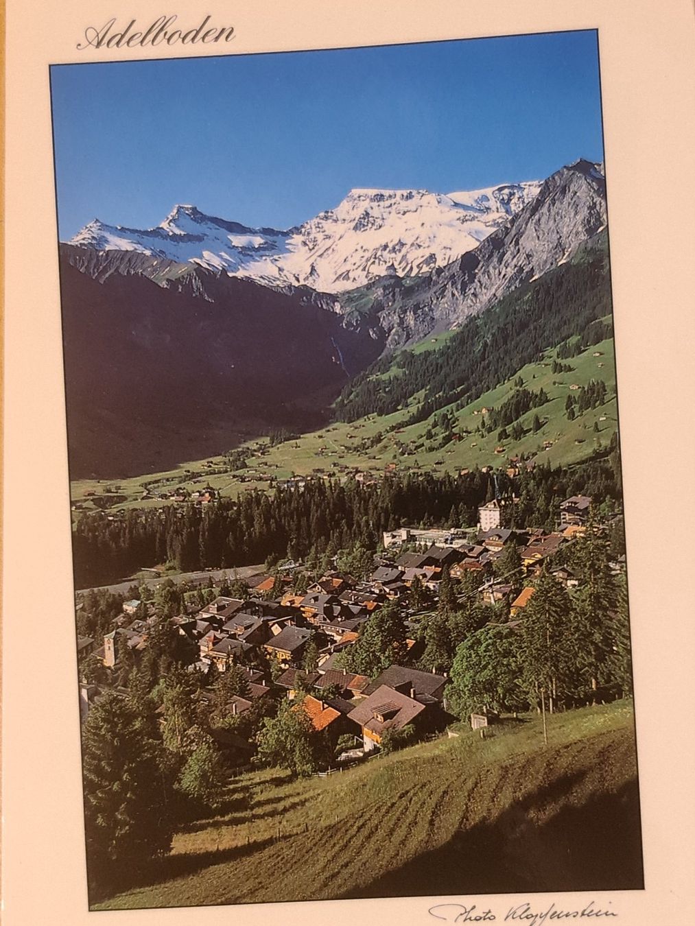 Cartoline postali: Ansichtskarte Adelboden – Usato da Dintikon venduto da Vexi