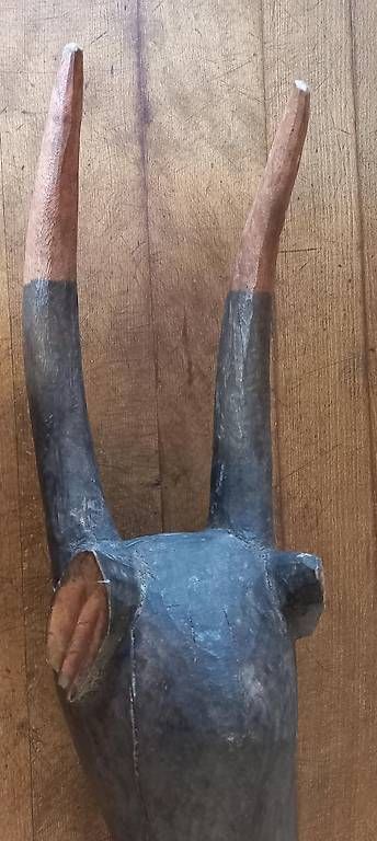 Arte internazionale: Masque heaume de Côte d'Ivoire – Usato da Leytron venduto da bar_dc5c 3