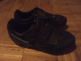 rockrider mtb xc shoes 100 black