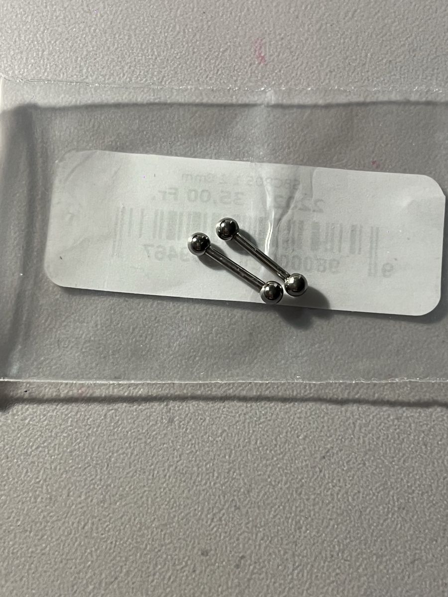 Gioielli per piercing: Helix Piercing Stablänge ca. 9mm ohne Kugeln – Nuovo (secondo la descrizione) da Brislach venduto da ale_t9y7