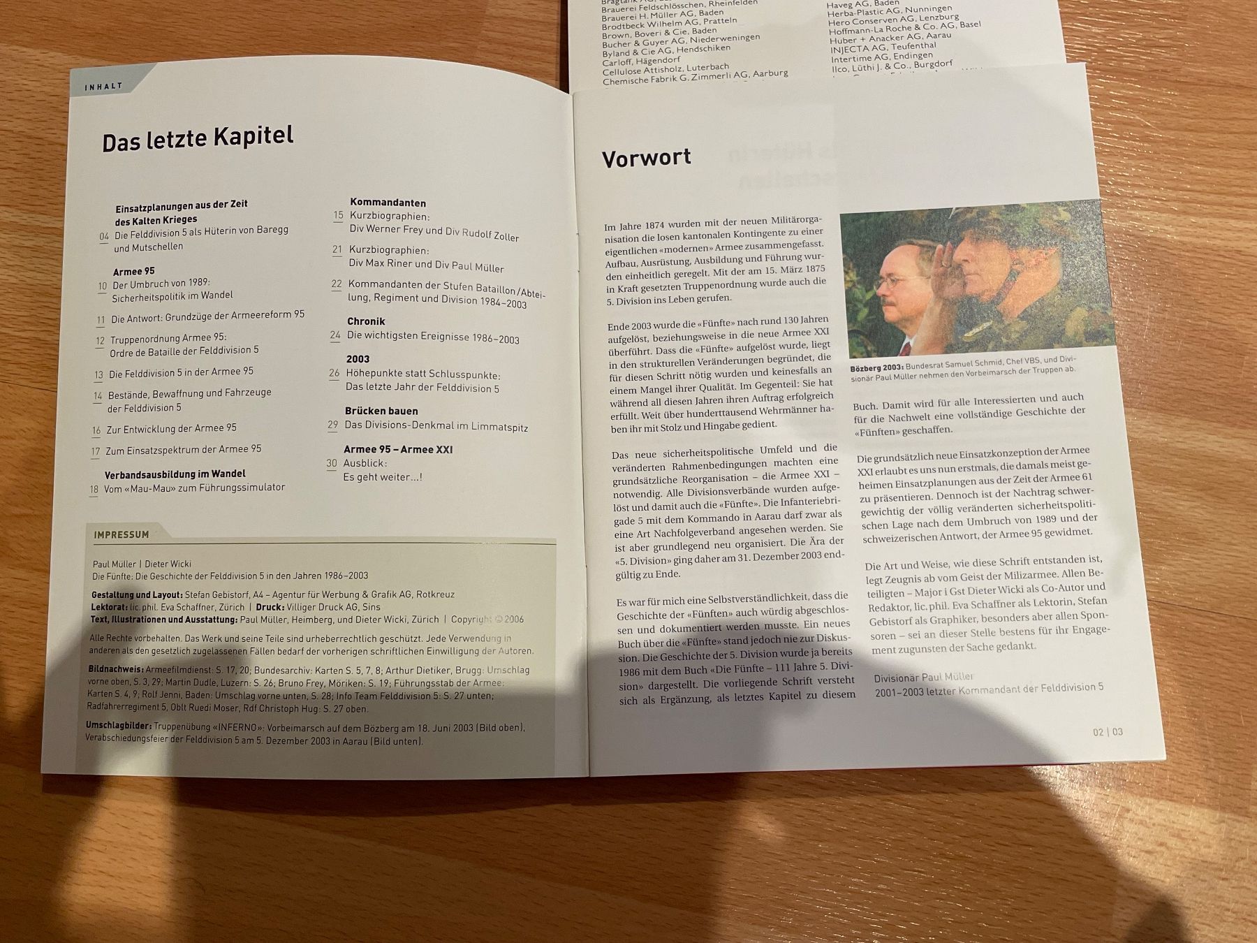 Bücher: 2 Bücher Solothurner Regiment 11+Division 5 – Gebraucht aus Lenzburg von Seetal04 6