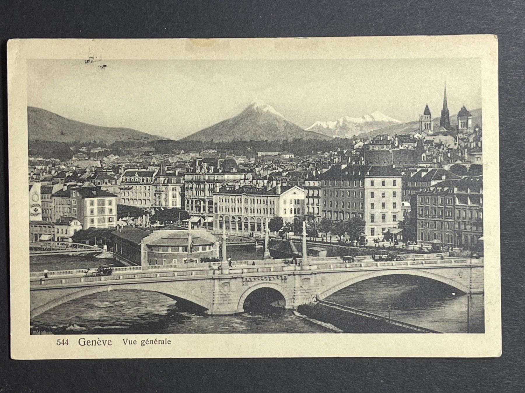 Ansichtskarten: Genève - vue générale – Gebraucht aus Steg VS von _vinci_