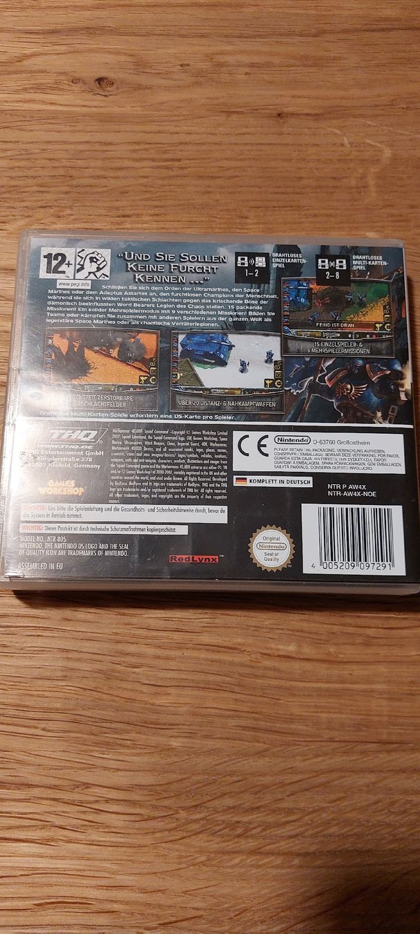 Nintendo Spiele: Warhammer 40K Squad Commander Nintendo DS – Gebraucht aus Bourguillon von Jetsetters 1