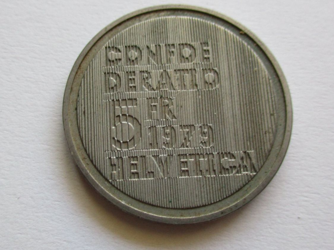 Tutti le monete: Monnaie commémorative 5 francs 1979 Einstein – Usato da La Sarraz venduto da vic_v6kz