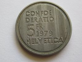 Monnaie commémorative 5 francs 1979 Einstein