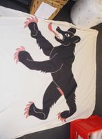 Bandiera stemma cantonale Appenzello interno 200x200 cm