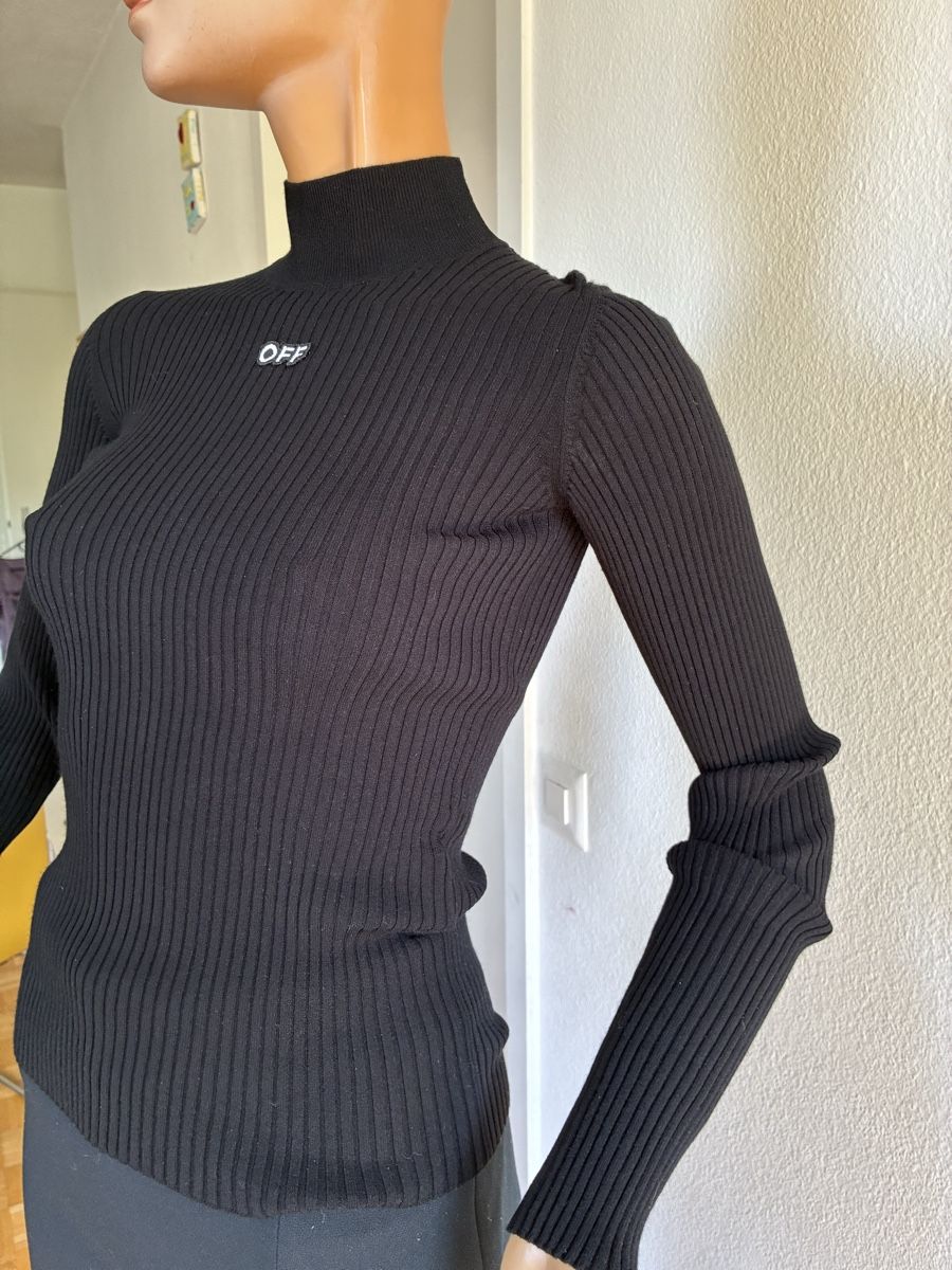 Off-White Pullover & Sweatshirts: Pull noir Off-White authentique, taille S, parfait! – Neu (gemäss Beschreibung) aus Thônex von mih_28sl 2