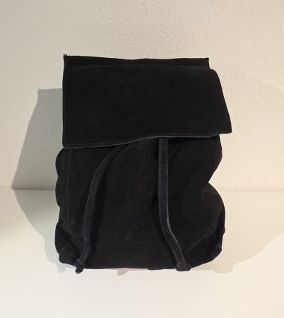 Schwarzer Rucksack aus Echtleder, Top Zustand!