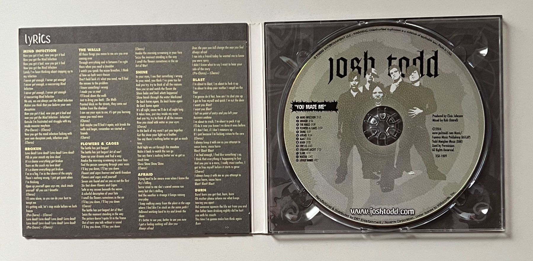 CD: Josh Todd / You Made Me – Usato da Näfels venduto da rottabi 2
