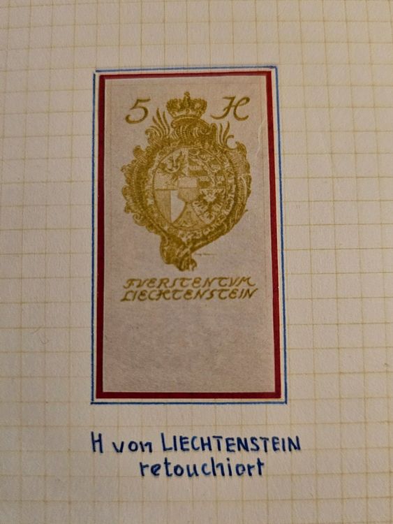 Tutti i francobolli: FL  17 ! ABARTE / PLATTENFEHLER / GEM. BESCHRIEB AUF FOTO – Nuovo (secondo la descrizione) da Rombach venduto da Kunstmarkart