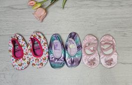 3 Paar Ballettschuhe & Ballerinas Gr. 25/26