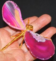 Deko Heilstein K-562 – Libelle – Rote Achat Scheiben